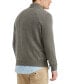 Фото #1 товара Men's Big & Tall Quarter-Zip Sweater