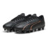 Легкие футбольные бутсы для мальчиков PUMA Ultra Play FG/AG Black / Copper Rose, 27.5 - фото #2