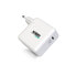Зарядное для розетки + Кабель-USB C Urban Factory GSC65UF Белый
