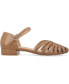 ფოტო #2 პროდუქტის Women's Joannah Fisherman Ankle Strap Flat