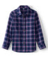 Navy blue/purple multi plaid