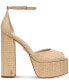 Фото #2 товара Womens Kori Ankle Strap Platform Dress Sandals