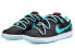 【定制球鞋】 Nike Dunk Low 解构绑带 蒂芙尼蓝 爱心 低帮 板鞋 男款 黑蓝 / Кроссовки Nike Dunk Low DH7614-001