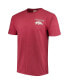 Фото #3 товара Men's Cardinal Arkansas Razorbacks Comfort Colors Local T-shirt