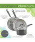 Фото #6 товара Create Delicious Aluminum Nonstick Skillet 9.5" and 11.75" Twin Pack