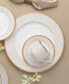 Фото #4 товара Noble Pearl Set Of 4 Dinner Plates, 11"