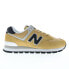 New Balance 574 Rugged ML574DBF Mens Brown Suede Lifestyle Sneakers Shoes