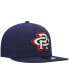 ფოტო #4 პროდუქტის Men's Navy Cedar Rapids Kernels Authentic Collection Team Alternate 59FIFTY Fitted Hat