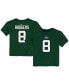 ფოტო #1 პროდუქტის Toddler Boys and Girls Aaron Rodgers Green New York Jets Player Name and Number T-shirt