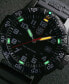 Фото #6 товара Наручные часы Guess Men's Black Leather & Silicone Flex Strap Watch 43mm.
