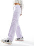 Obey twill carpenter trousers in lilac Сиреневый, W26 - фото #7