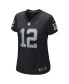 ფოტო #3 პროდუქტის Women's Ken Stabler Black Las Vegas Raiders Game Retired Player Jersey