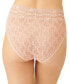 Фото #2 товара b.tempt'd 296647 Women's Lace Kiss Hi Leg Panty Briefs, Rose Smoke, XL