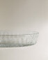 Glass soap dish