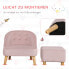 Фото #10 товара Kindersofa-Set mit Fußhocker 310-062PK