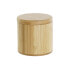 Фото #1 товара Солонка с крышкой DKD Home Decor Натуральный Бамбук 8,5 x 8,5 x 8,5 cm
