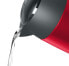 Фото #2 товара Электрический чайник BOSCH TWK3P424 - 1.7 л - 2400 Вт - серый - красный - нержавеющая сталь - индикатор уровня воды - защита от перегрева