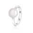 Фото #1 товара Elegantní stříbrný prsten s pravou perlou AGG29