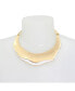 Фото #3 товара White Molten Patina Collar Necklace