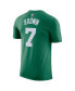 Фото #2 товара Men's Jaylen Brown Kelly Green Boston Celtics Icon 2022/23 Name and Number Performance T-shirt