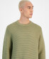 Men's Links Textured Crewneck Pullover Sweater, Created for Macy's