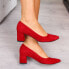 Фото #3 товара Pumps on a red suede pillar W Juma