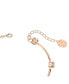 ფოტო #3 პროდუქტის Crystal Constella Bracelet Round Cut White Rose Gold-Tone Plated