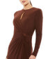 Фото #5 товара Women's Ieena Long Sleeve Keyhole Draped Gown