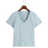 Фото #1 товара GANT Reg Shield short sleeve v neck T-shirt