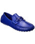 Фото #1 товара Ferragamo Grazioso Leather Loafer Men's Blue 8 Eee