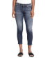 Фото #1 товара Banning Skinny Faded Mid Rise Crop Jeans