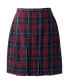 ფოტო #1 პროდუქტის Women's School Uniform Plaid Box Pleat Skirt Top of the Knee