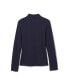 ფოტო #5 პროდუქტის Big Girls Long Sleeve Interlock Knit Polo with Picot Collar