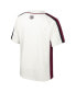 Фото #3 товара Men's Cream Distressed Morehouse Maroon Tigers Ruth Button-Up Baseball Jersey