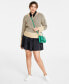 Фото #1 товара Women's Herringbone Crewneck Sweater, Created for Macy's