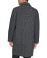 Фото #2 товара Men's Rennel Houndstooth Single-Breasted Topcoat