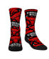 Фото #1 товара Youth Boys and Girls Socks Chicago Bulls Allover Logo and Paint Crew Socks