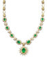 EFFY Collection royalty Inspired by EFFY® Saphhire (4-3/8 ct. t.w.) and Diamond (1-2/3 ct. t.w.) Necklace in 14k White Gold, Created for Macy's (Also Available in Emerald)