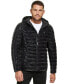 Фото #1 товара Men's Hooded & Quilted Packable Jacket