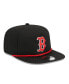 ფოტო #3 პროდუქტის Men's Black Boston Red Sox Branch Golfer Snapback Hat