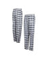 ფოტო #1 პროდუქტის Women's Navy, Gray New York Yankees Sienna Flannel Sleep Pants