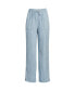 ფოტო #3 პროდუქტის Petite TENCEL Fiber High Rise Wide Leg Pants