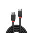 Фото #5 товара Lindy 0.5m High Speed HDMI Cable - Black Line - 0.5 m - HDMI Type A (Standard) - HDMI Type A (Standard) - 4096 x 2160 pixels - 18 Gbit/s - Black