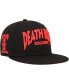 Men's Black Death Row Records Paisley Fitted Hat