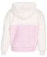 Big Girls Colorblocked Faux-Sherpa Zip Jacket, Created for Macy's