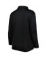 ფოტო #2 პროდუქტის Women's Black Las Vegas Raiders Plus Size Worth the Drive Quarter-Zip Top