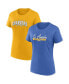 Women's Powder Blue, Gold Los Angeles Chargers Fan T-shirt Combo Set