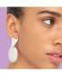 ფოტო #3 პროდუქტის Women's Dented Drop Earrings