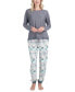 Фото #1 товара Women's 2-Pc. Lounge Loyalist Sweatshirt & Jogger Pants Pajamas Set