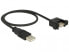Фото #4 товара Delock 85461 - 0.5 m - USB A - USB A - USB 2.0 - 480 Mbit/s - Black